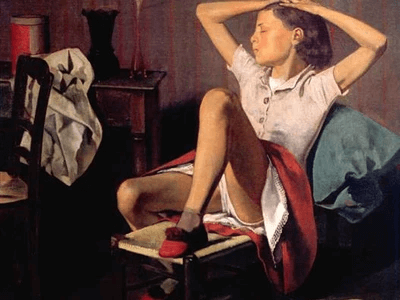 Why Balthus Therese Dreaming Painting Shocked Visitors to the