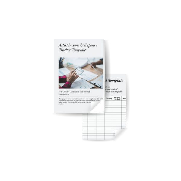Artist Income & Expense Tracker Template - Image 2
