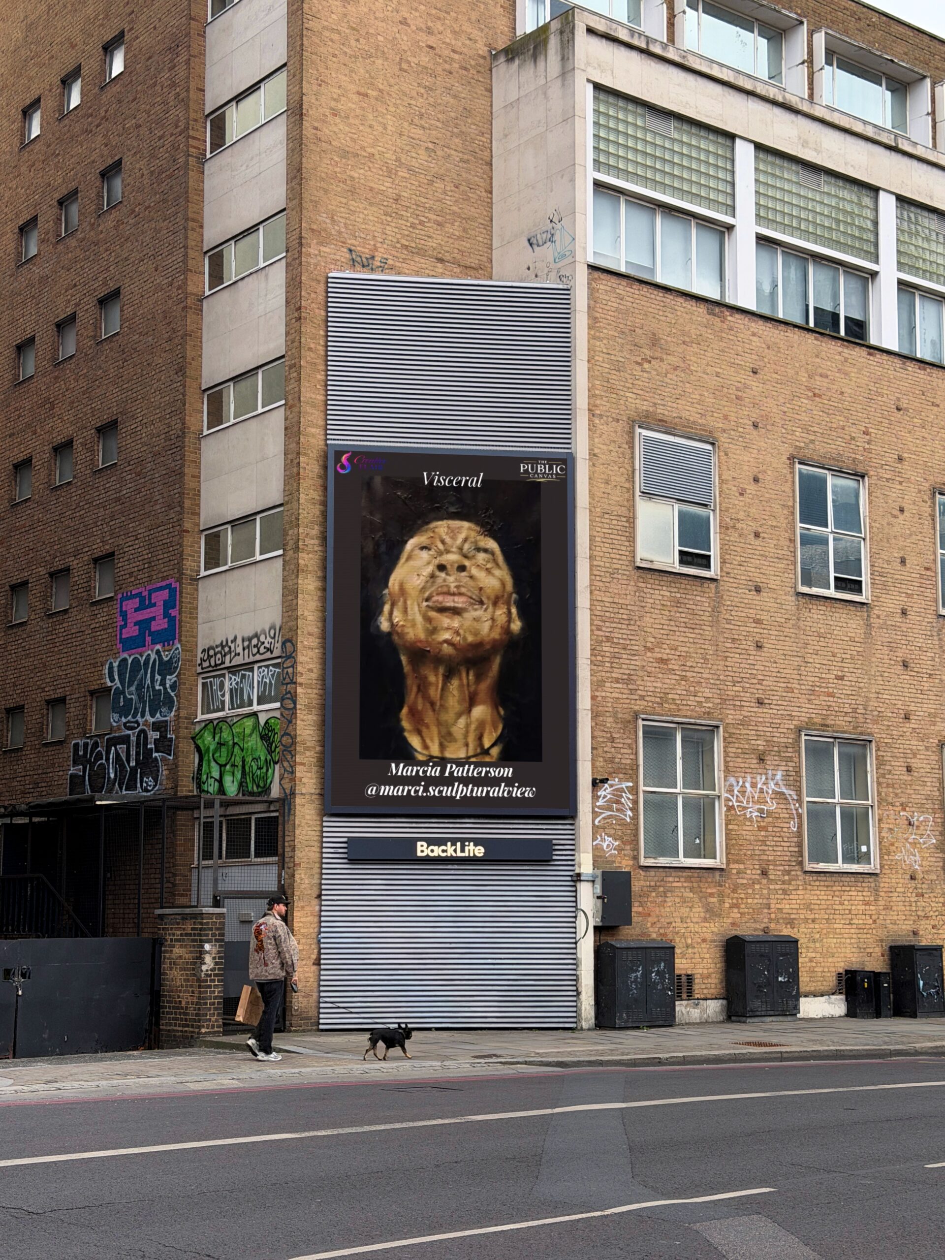 The Shoreditch Showcase, artists rotating on screen, May 2026