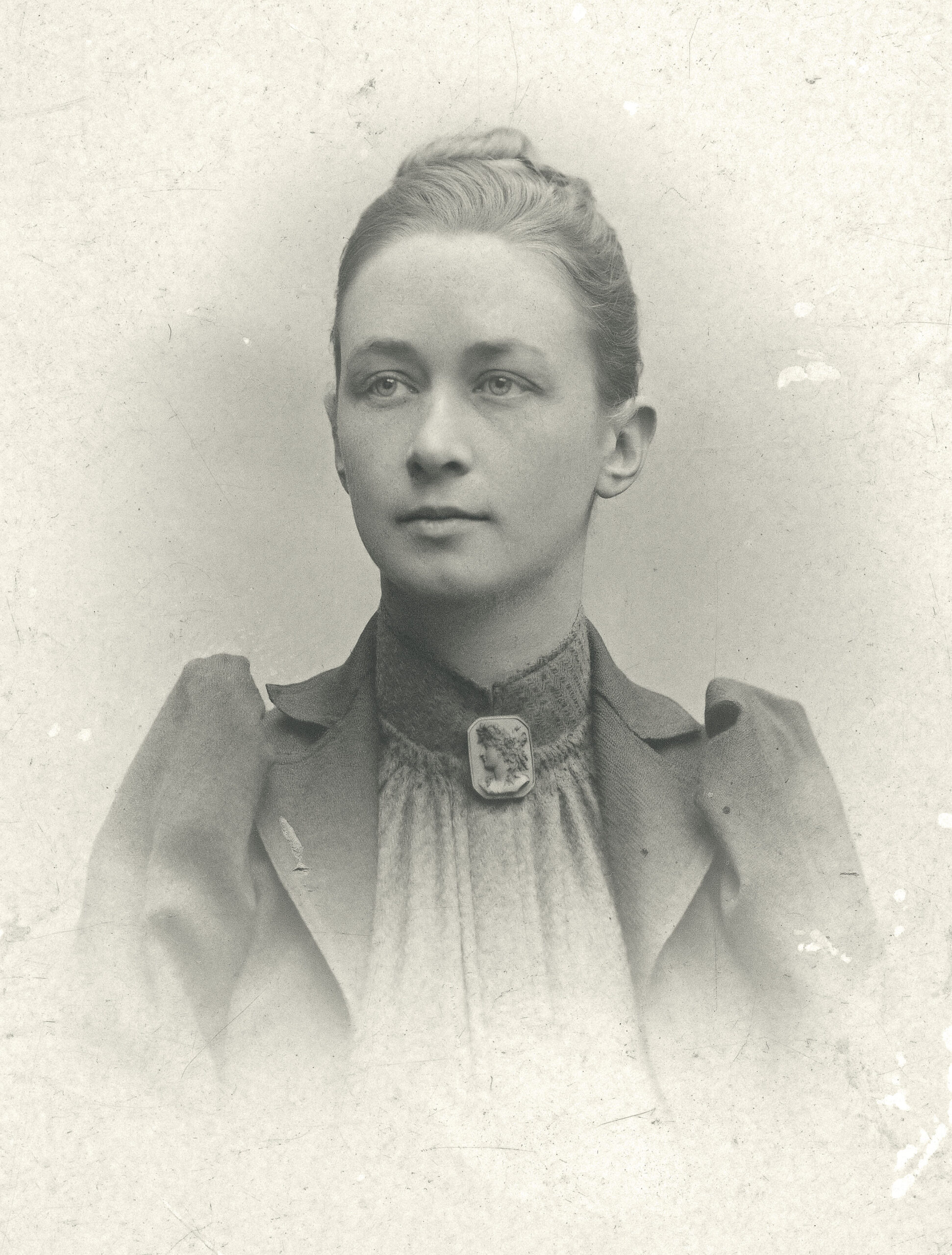 Portrait photograph of Hilma af Klint, Swedish abstract art pioneer, 1901