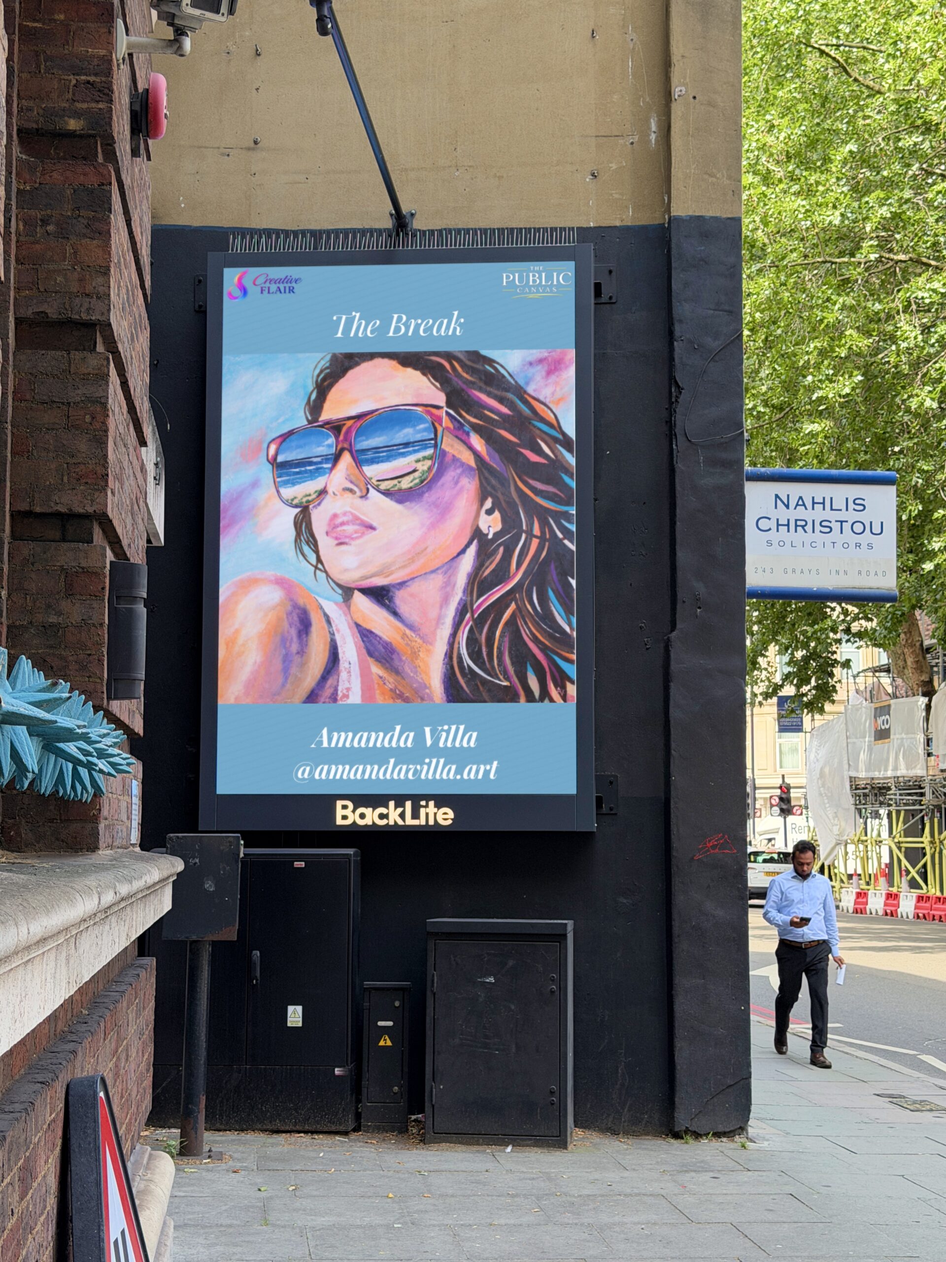 The King's Cross Showcase, artist work on screen at King's Cross, June 2026