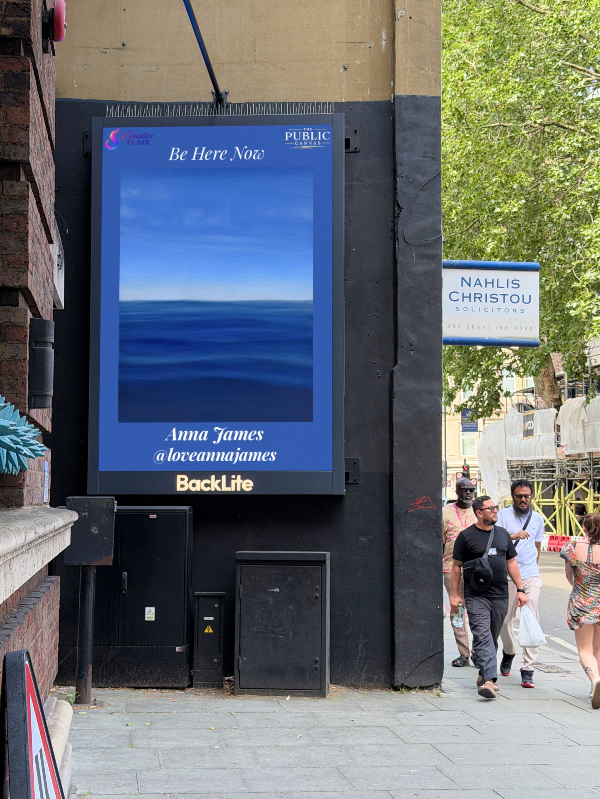 The King's Cross Showcase, the billboard on the day at King's Cross, June 2026