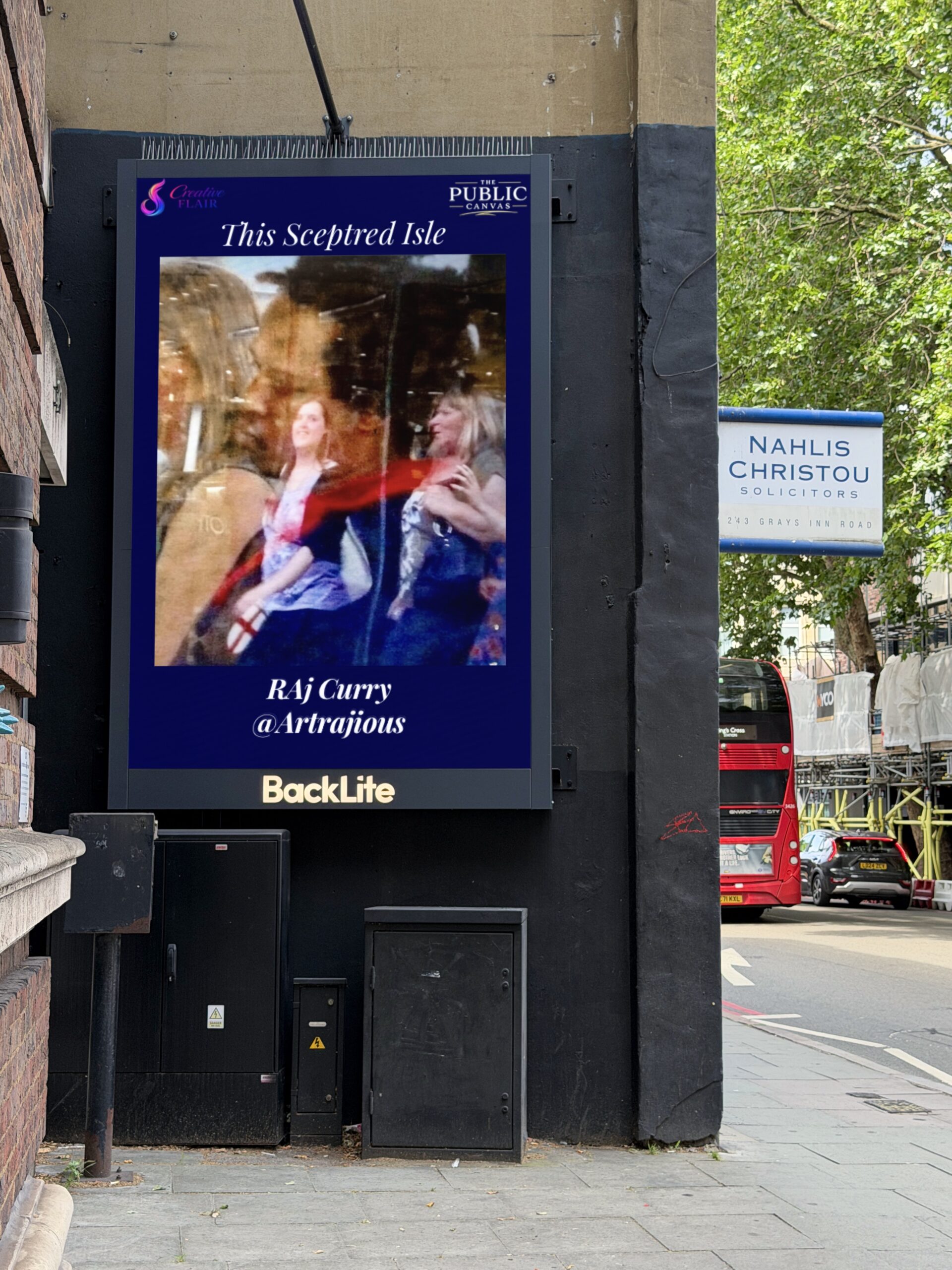 The King's Cross Showcase, work on the King's Cross billboard, June 2026