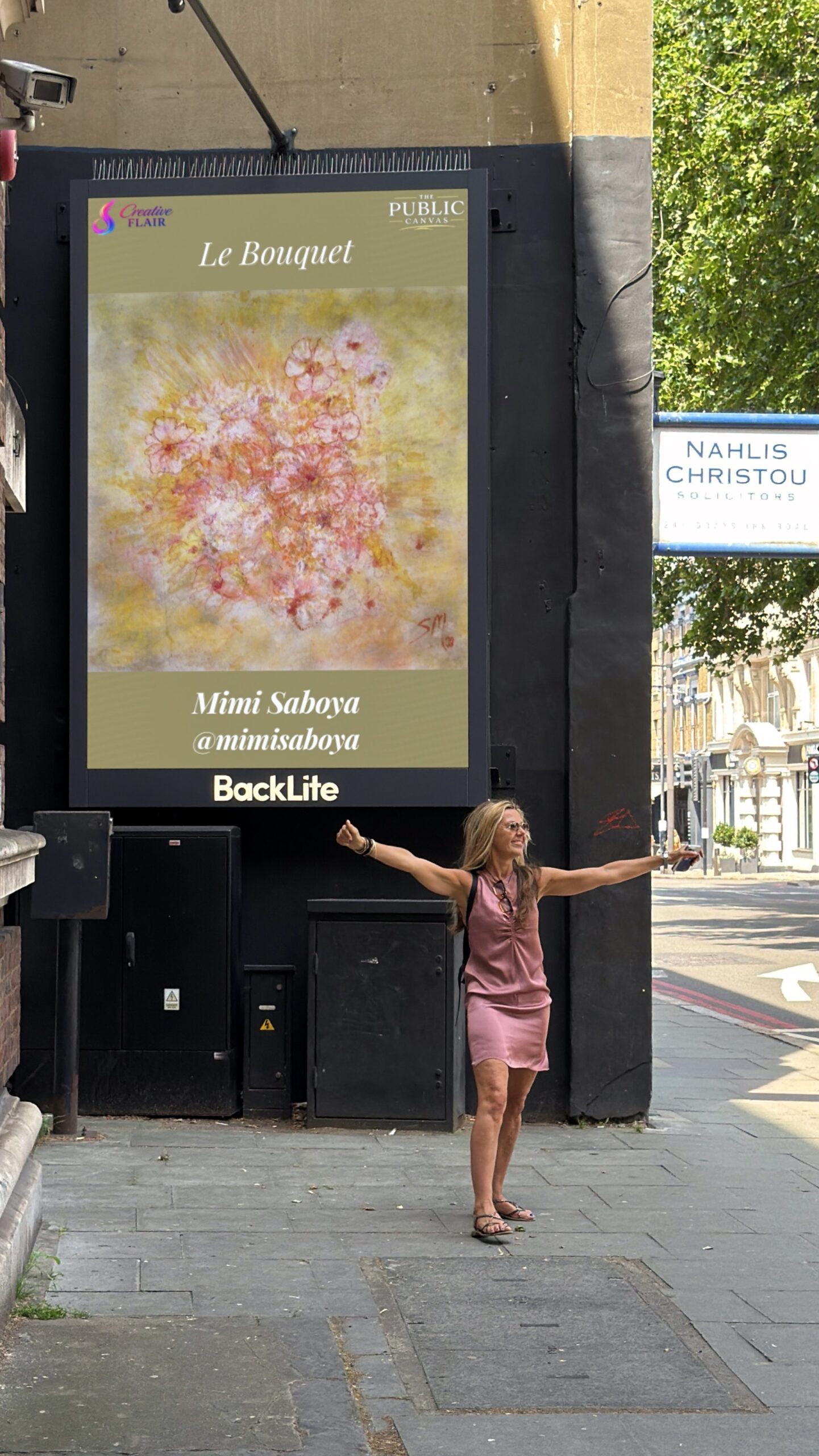 The King's Cross Showcase, artwork on the billboard at King's Cross, June 2026