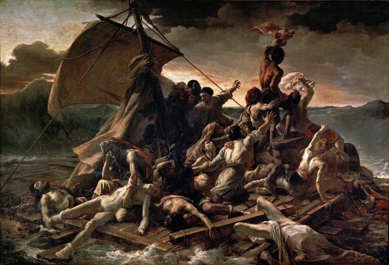 Composition in art: the interlocking triangles of Gericault's The Raft of the Medusa