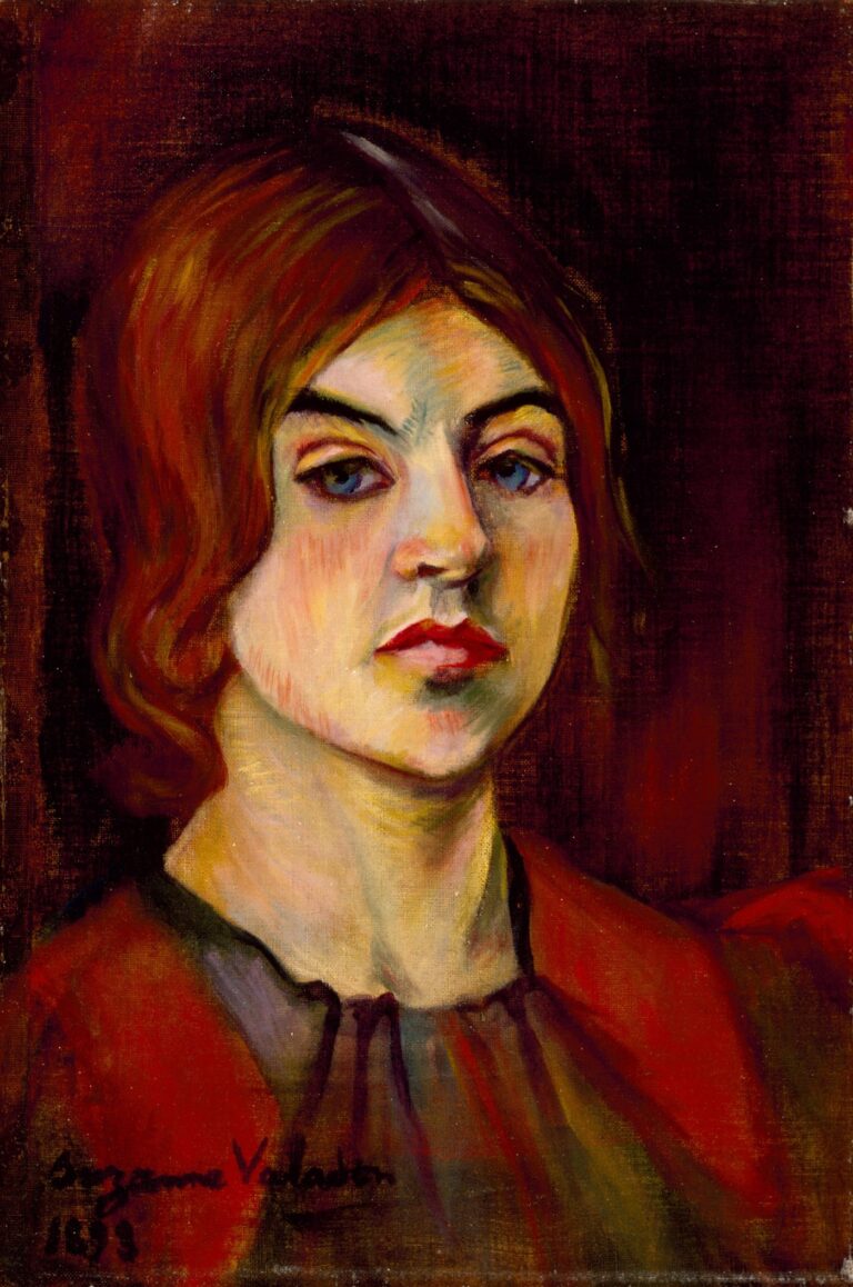 Suzanne Valadon self-portrait, the French painter who began as an artist's model in Montmartre