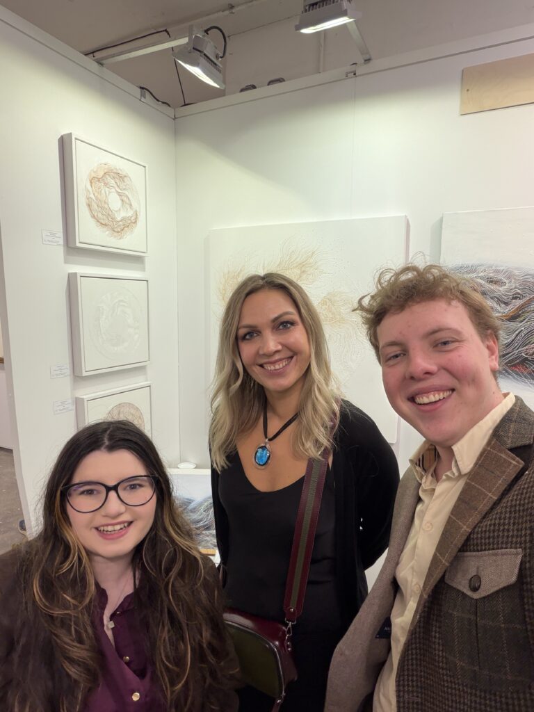 James Carter at a gallery in Shoreditch, London