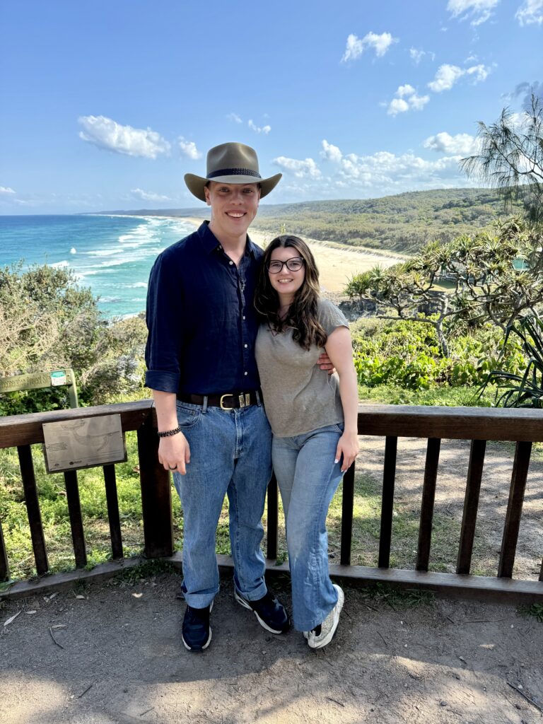 James Carter at Point Lookout on North Stradbroke Island, Australia