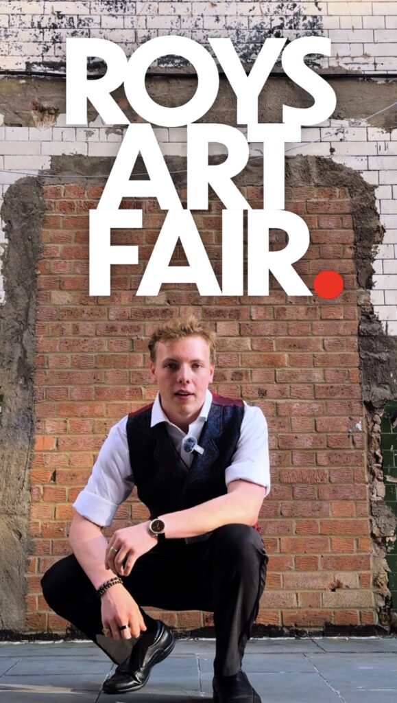 James Carter on a poster for Roy's Art Fair