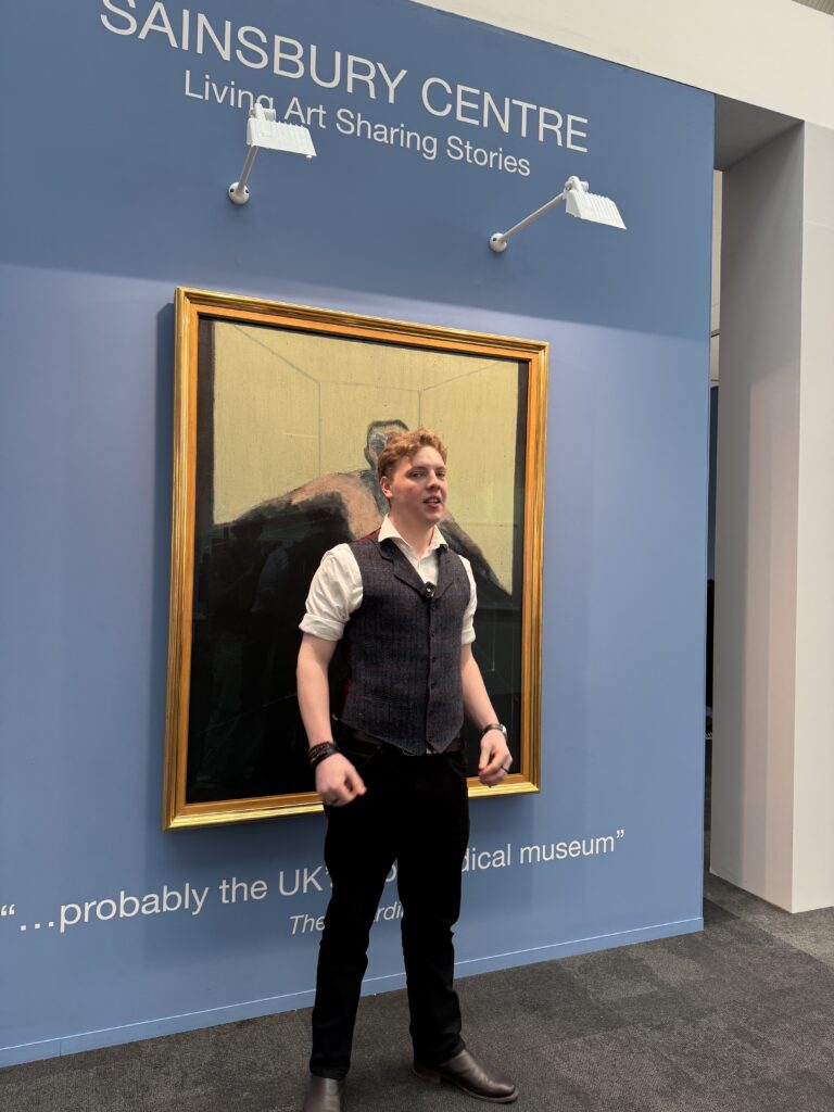 James Carter at the Sainsbury Centre stand at London Art Fair