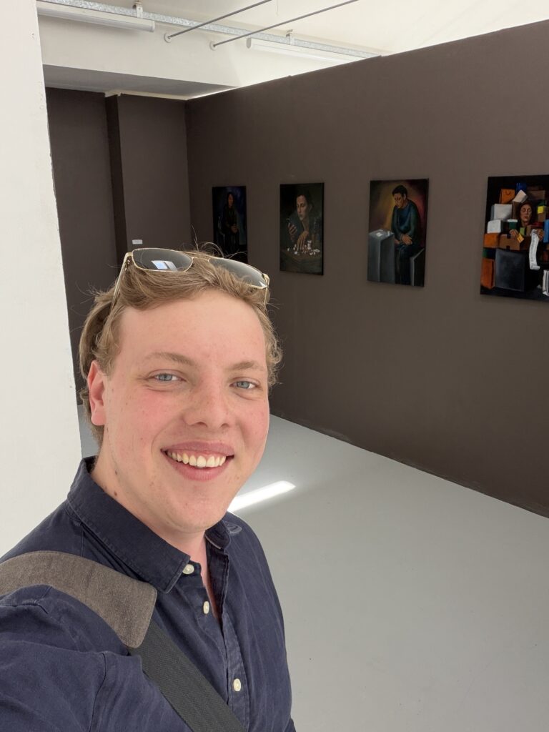 James Carter at his Goldsmiths degree show