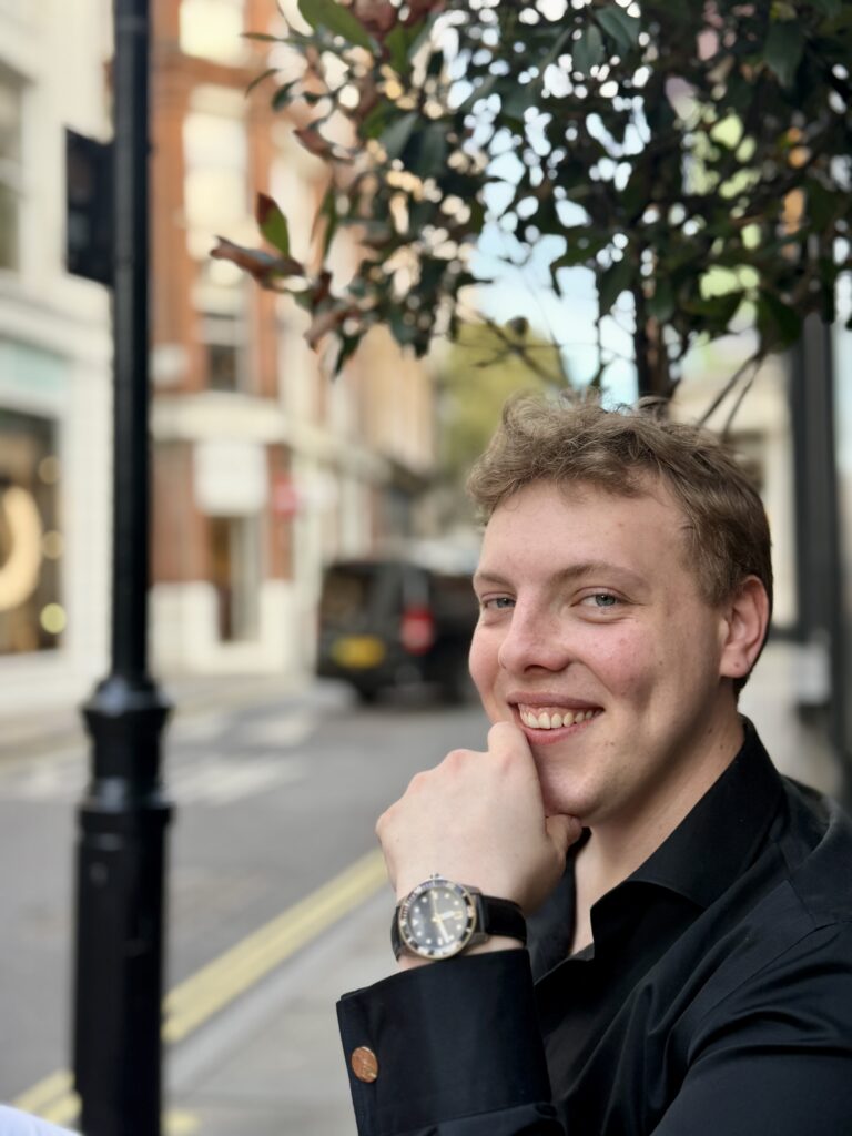 James Carter, painter and founder of Creative Flair, in Soho, London