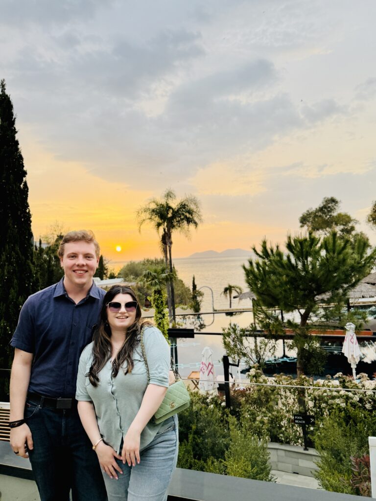 James Carter at sunset in Vlorë, Albania
