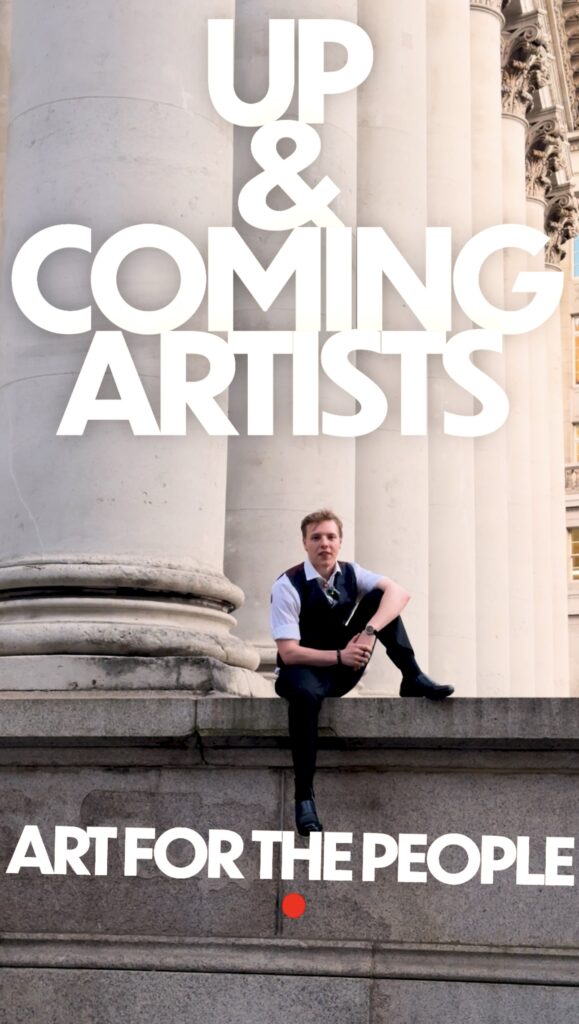 James Carter on an up and coming artists poster at Roy's Art Fair