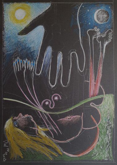 16 Hand, Sun and Moon