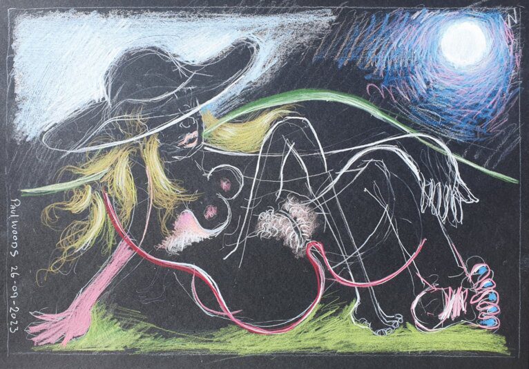 3 Reclining with a Hat