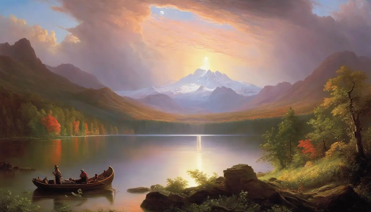 A collection of Frederic Edwin Church's landscape masterpieces showcasing the beauty of nature and his divine fusion of existential realms.