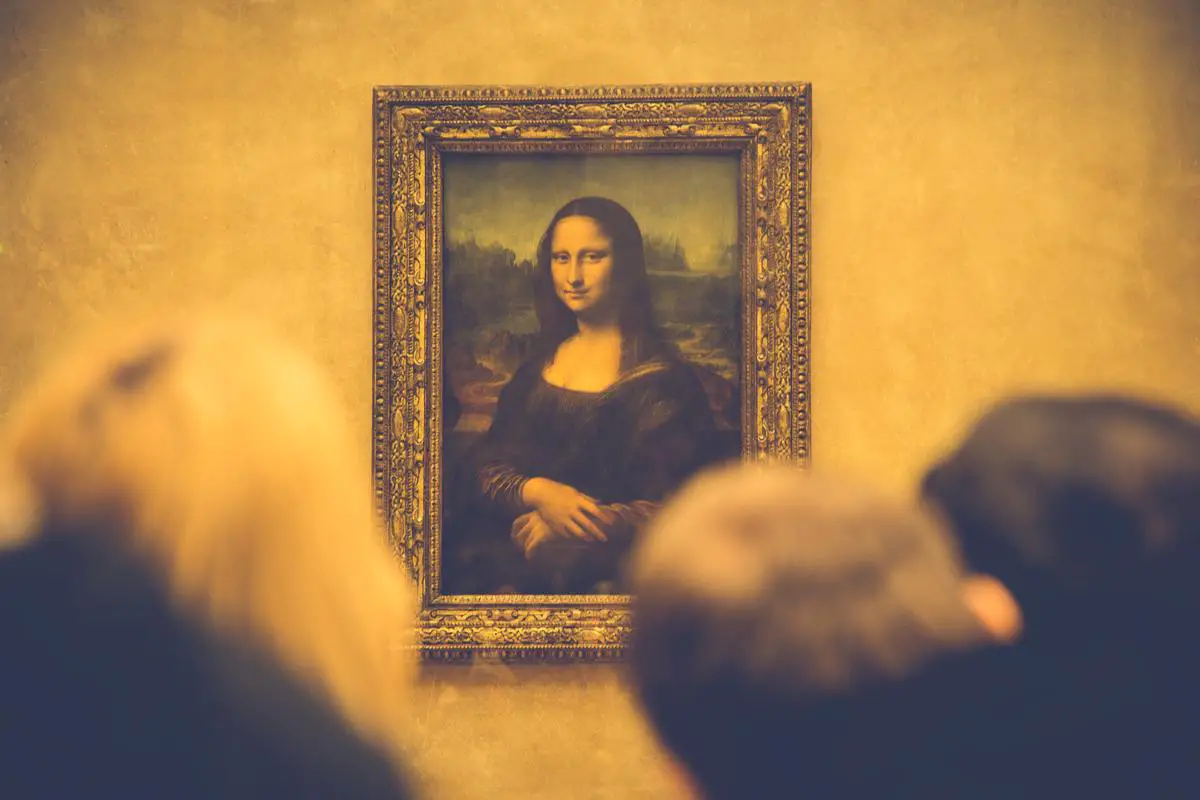 An image depicting the Mona Lisa, a portrait of a woman with a mysterious smile