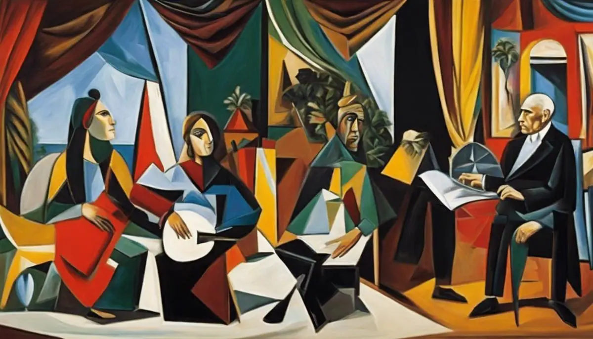 An image of Picasso's art showcasing his revolutionary style and diverse subjects.